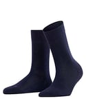 FALKE Women's Sensitive London W SO Cotton With Soft Tops 1 Pair Socks, Blue (Dark Navy 6370) new - eco-friendly, 5.5-8