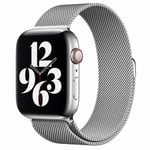 Apple Watch Armband Stainless Steel S/M Silver Milanese Loop