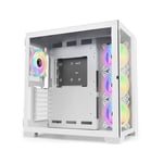 [B-Grade] AWD X= Cube White ATX Gaming Case 4x ARGB Fan + Hub