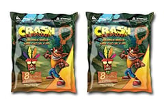 Crash Bandicoot Collectible Keyring Backpack Clip Hanger Mystery Figure 2 Pack