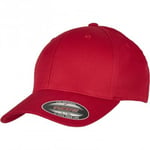 Urban Classics Ekologisk bomull flexfit keps (L/XL,red)