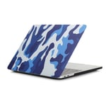 Macbook Pro 15.4-tum 2016 med touch (A1707) skyddsskal plast tryck på - Kamoflage blå