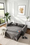 Grey Convertible Sofa Bed