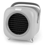 Beldray EH3503GR 2 in 1 Climate Cube, Personal Space Heater and Air Cooler with 500 ml Water Tank, Carry Handle, 2 Speed Settings, Adjustable Temperature Control, For All Seasons, 600 W, Grey
