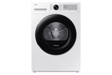 Samsung Series 5 DV80CGC0A0AHEU with OptimalDry™ and SmartThings, Heat Pump Tumble Dryer, 8kg in White