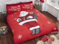 Santa Claus ''Please Stop Here'' Sängkläder för barn 135 x 200cm