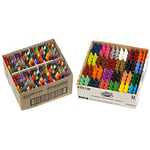 CRAYOLA Crayons Classpack - Assorted Colours (Pack of 288) | Perfect for School Classrooms & MyFirst Crayons - Assorted Colours (Pack of 144) | Perfect for School Classrooms