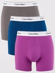 Calvin Klein 3 Pack Boxer Brief - Multi, Assorted, Size S, Men