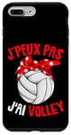 Coque pour iPhone 7 Plus/8 Plus J'Peux Pas J'ai Volley Volley-Ball Volleyball Fille Femme