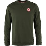 Fjällräven 1960 Logo Badge Sweater Men sweatshirt Deep Forest-662 L - Fri frakt