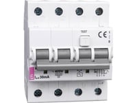 Eti-Polam Läckagebrytare 4P 25A B 0,03A Typ Ac Kzs-4M 002174006