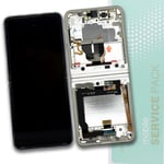 AMOLED Screen Assembly Frame For Samsung Z Flip  3 5G Replacement Cream UK