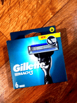 Lames de Rasoir Gillette Mach3 Pack 6 Recharges avec Bande Lubrastrip NEUF