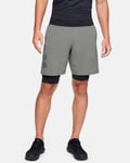 Under Armour Vanish Woven Graphic Shorts Gravity Green - S