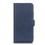 EIDERWOOD Samsung Galaxy S21 Ultra Konstläder Fodral med Plånbok och Stativfunktion - Mörkblå