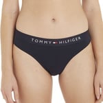 Tommy Hilfiger Trosor Bikini Panties Marin ekologisk bomull X-Small Dam
