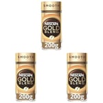Nescafé Gold Blend Smooth Instant Coffee, 200g (Pack of 3)