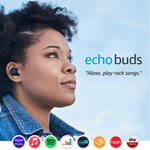 Amazon Echo Buds Wireless Earbuds With Immersive Sound and Alexa - Black