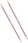 KNIT PRO KP47003 Zing: Double Ended Knitting Pins: 15cm x 2.50mm, 2.5mm , Red