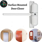 Surface Mounted Door Closer Fire Test Spring Load Gate Adjustable Door Closing