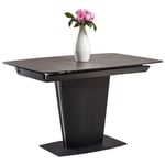 MATBORD i metall, glas, keramik, trämaterial 120-160/85/76 cm 