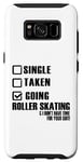 Coque pour Galaxy S8 Roller Skater Funny - Une seule prise en train de faire du patin à roulettes