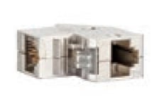 Bachmann 918.032, Vinklad, Grå, Rj-45, Rj-45, Honkoppling, Honkoppling