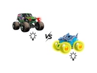 Monster Jam 1:43 Glowing Light 2 Pack
