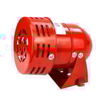 SirenAlarm220VKraftfullUtomhusSirenAlarm120dBRedMotorWireSirneMetallHornIndustriBåtlarmRuikalucky
