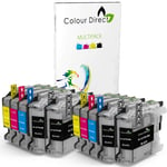 Colour Direct 10 XL Compatible Ink Cartridges Replacement For Brother LC127XL / LC125XL - DCP-J4110DW MFC-J4410DW MFC-J4510DW MFC-J4610DW MFC-J4710DW MFC-J6520DW MFC-J6720DW MFC-J6920DW Printers
