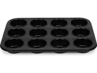 Patisse Muffinsform 35 Cm Svart Stål