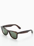 Ray-Ban Wayfarer Sunglasses - Tortoise, Tort/Green, Women