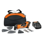 Fein 71293869240 18V AMM500 AS Cordless Multi Tool with 1 x 2.0Ah Battery, Charger & Bag