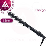 Omega Slimline Heated Brush│Hair Styling Curler│Hot Comb│TangleFree Swivel InUK