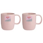 Typhoon Cafe Concept Pink 350ml Mug (Pack of 2)
