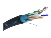 Extralink V2 - Bulkkabel - 305 M - 7.5 Mm - Ftp - Cat 6 - Utomhus - Svart