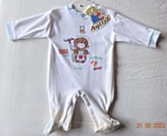 Angel Kids My Garden Nursery Sleepsuit Baby grow Boy small 6-9 Months (3-6m)