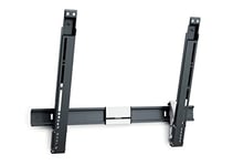 Vogel's THIN 515 tiltable TV wall bracket for 40-65 Inch (102-165 cm) TVs, max. 55 lbs (25 kg), max. VESA 600x400, ultra slim TV wall mount, TÜV certified, Black