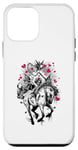 Coque pour iPhone 12 mini Fallen Angel on Demon Horse Esthétique Horreur Occulte