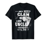 Vintage Keep Calm Uncle Will Fix It Family Engineer T-Shirt