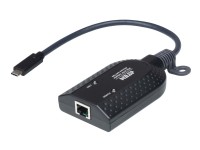 ATEN KA7183 - Adapter för tangentbord/video/mus (KVM) - RJ-45 (hona) till 24 pin USB-C (hane) - 5 V