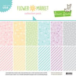 Lawn Fawn Paper Pack - Flower Market 12x12 Tum