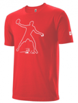 WILSON Bela Tee Red (Storlek: M)