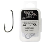 Black Magic Series A Fly Hooks Size 6 Qty 30