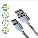 Status USB to USB-C Sync and Charge Cable 1m Silver