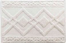 Douceur D`Interieur Badrumsmatta Gladis, 100% Bomull, Ecru, 50 X 80 Cm