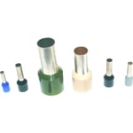 100 st Genomföring Isolerad 0,34 mm², turkos, Hi 0,34/8 Din (100) (D)