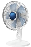 Rowenta Turbo Silence Extrême+ Ventilateur de table, 4 vitesses, Puissant, Silencieux, Oscillation automatique VU2730F0, Blanc