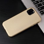 ECMQS Shockproof Carbon Fiber Cover Case For Iphone 11 Pro Max Soft Silicone Case Capa For Iphone 11 Pro Max iPhone 11 Pro MAX Gold
