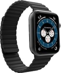 Puro Icon Linj sportband i silikon för Apple Watch 38-41mm (svart)